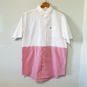 Peach State Pride Seersucker Shirt Large